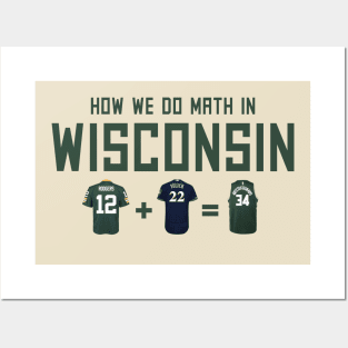 Milwaukee Bucks - How we do math in Wisconsin Posters and Art